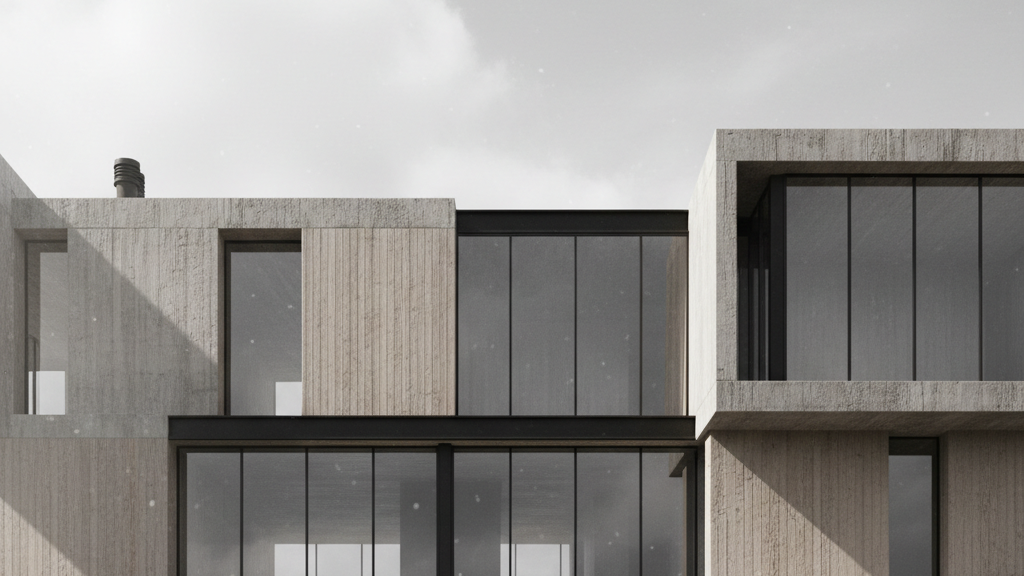 Modern architecture in daylight